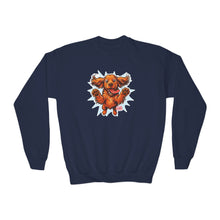 Load image into Gallery viewer, Happy Leaping Cocker Spaniel Sweatshirt | Youth Crewneck
