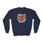 Happy Leaping Cocker Spaniel Sweatshirt | Youth Crewneck