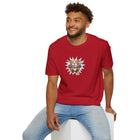 OMG Red Nose Pitbull Unisex Softstyle Shirt - A Happy and Excited Pit Bull on a High Quality Shirt for Dog Lovers
