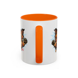 Playful Collie Puppy Accent Coffee Mug - Perfect Gift for Dog Lovers, Pet Owners, Animal Enthusiasts, Birthday, Holidays