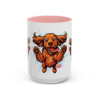 Playful Cocker Spaniel Dog Accent Coffee Mug - Perfect Gift for Dog Lovers, Fun Kitchen Decor, Pet-Themed Drinkware, Birthday, and Holidays