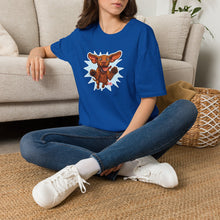 Load image into Gallery viewer, Happy Vizsla Puppy T-Shirt | Cute Running Vizsla Dog Tee