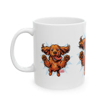 Load image into Gallery viewer, Playful Cocker Spaniel Dog Ceramic Mug - Perfect Gift for Pet Lovers, Dog Owners, Coffee Lovers, Cute Animal Lover, Fun Home Decor