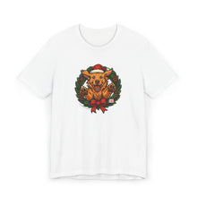 Load image into Gallery viewer, Festive Golden Retriever Dog Lover T-Shirt | Holiday Gift, Unisex Christmas Tee, Animal Lover Apparel, Cute Pet Shirt, Funny Dog Shirt
