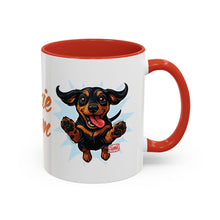 Load image into Gallery viewer, Doxie Mom Coffee Mug | Cute Dachshund Mom Gift (11oz Accent Mug)