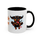 Doxie Mom Coffee Mug | Cute Dachshund Mom Gift (11oz Accent Mug)
