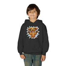 Load image into Gallery viewer, Happy Dachshund Illustration Hoodie | Kids Pullover Sweatshirt