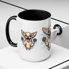 Chihuahua Happy Pup Accent Coffee Mug – Cute Dog Lover Gift (11/15oz)