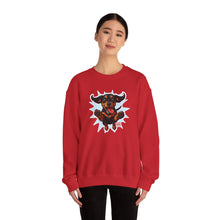 Load image into Gallery viewer, Playful Dachshund Dog Crewneck Sweatshirt | Funny Dog Lover Gift, Unisex Sweatshirt, Pet Owner Apparel, Casual Cozy Wear, Birthday Gift