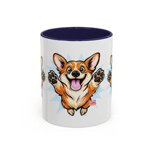 Load image into Gallery viewer, Corgi Coffee Mug - Cute Happy Corgi Accent Mug (11oz)