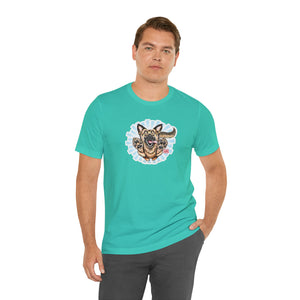 Happy German Shepherd Unisex Jersey Short Sleeve Tee