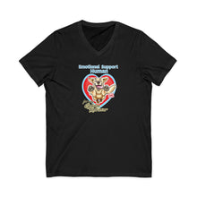Load image into Gallery viewer, Emotional Support Human - Golden Retriever - Bella Womens V-Neck