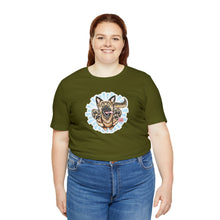 Load image into Gallery viewer, Happy German Shepherd Unisex Jersey Short Sleeve Tee