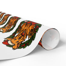 Load image into Gallery viewer, Festive Golden Retriever Wrapping Papers for Christmas - Holiday Gift Wrap, Christmas, Eco-Friendly, Unique Golden Designs