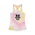 Tie Dye Border Collie Dog Lover Racerback Tank Top | Summer Top, Pet Owner Gift, Festival Wear, Cute Shirt, Beach Outfit
