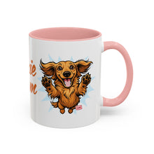 Load image into Gallery viewer, Doxie Mom Mug | Accent Coffee Mug 11oz, Dachshund Mom Ceramic