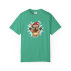 Festive French Bulldog T-shirt, Holiday Shirt, Unisex Tee, Dog Lover Gift, Christmas Apparel, Cute Pet T-shirt