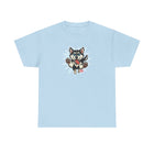 Cute Siberian Husky Dog Graphic Unisex Heavy Cotton Tee | Pet Lover Gift, Husky Apparel, Fun Casual Wear