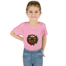 Load image into Gallery viewer, Christmas German Shepherd Puppy Bodysuit for Infants, Cute Baby Outfit, Baby Shower Gift, Infant Christmas Apparel, Adorable  GSD Babywear