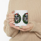 Festive Boston Terrier Dog Lover Mug, Christmas Dog Mug, Holiday Gift for Pet Owners, Cute Puppy Design Cup, Funny Coffee Tea Mug