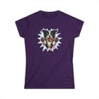 OMG Youre Home Dog Reunion T-Shirt: Happy and Excited Leaping Border Collie Women's Shirt