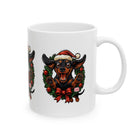 Festive Dachshund Dog Mug | Holiday Gift for Dog Lovers | Cute Christmas Coffee Cup | Pet Decor | Animal Lover Mug