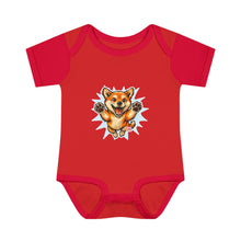 Load image into Gallery viewer, Shiba Inu Puppy Baby Bodysuit — Cute Shiba Dog Infant Onesie
