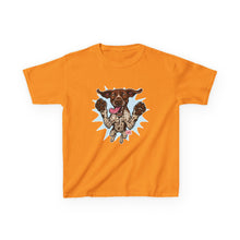 Load image into Gallery viewer, Playful German Shorthaired Pointer Dog Graphic Kids Tee