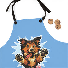 Load image into Gallery viewer, Cute Collie Dog Lover's Apron, Custom Pet Gifts, Cooking Apron, Funny Kitchen Decor, Gift for Dog Owners, Pet-Themed Home Accessories