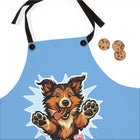 Cute Collie Dog Lover's Apron, Custom Pet Gifts, Cooking Apron, Funny Kitchen Decor, Gift for Dog Owners, Pet-Themed Home Accessories