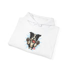 Cozy Border Collie Dog Lover's Hoodie, Unisex Heavy Blend Sweatshirt, Cute Pet Gift, Men's Hoodie