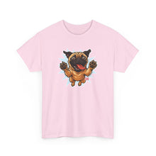 Load image into Gallery viewer, Playful Pug Unisex Tee - Fun Pet Lover T-Shirt, Gift for Dog Owners, Casual Attire, Animal Enthusiast Apparel, Cute Graphic Tee