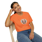 OMG Red Nose Pitbull Unisex Softstyle Shirt - A Happy and Excited Pit Bull on a High Quality Shirt for Dog Lovers