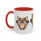Corgi Coffee Mug - Cute Happy Corgi Accent Mug (11oz)