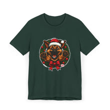 Load image into Gallery viewer, Christmas German Shepherd T-Shirt, Holiday Pet Shirt, Funny Animal Tee, Unisex Dog Lover Gift, Cute Christmas Apparel