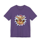Funny Yellow Labrador Retriever Dog Christmas T-Shirt, Unisex Holiday Tee, Cute Pet Shirt, Dog Lover Gift, Santa Dog Design, Festive Apparel