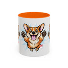 Corgi Coffee Mug - Cute Happy Corgi Accent Mug (11oz)