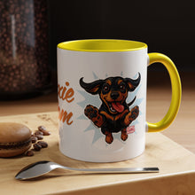 Load image into Gallery viewer, Doxie Mom Coffee Mug | Cute Dachshund Mom Gift (11oz Accent Mug)