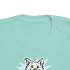 Happy Jumping Husky Toddler Tee | Cute Dog Paw Print