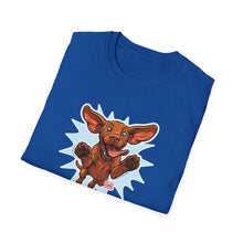 Load image into Gallery viewer, Vizsla Dad Shirt Men, Happy Vizsla Puppy T-Shirt, Excited Running Vizsla Mens Tee, Welcome Home Dog Shirt, Vizsla Lover Gift for Him