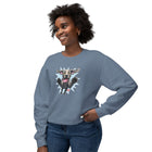 Happy Jumping Weimaraner Dog Sweatshirt | Cute Weim Illustration