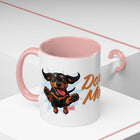 Doxie Mom Coffee Mug | Cute Dachshund Mom Gift (11oz Accent Mug)
