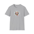 OMG Red Nose Pitbull Unisex Softstyle Shirt - A Happy and Excited Pit Bull on a High Quality Shirt for Dog Lovers