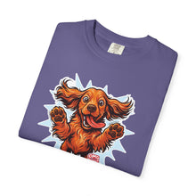 Load image into Gallery viewer, Playful Cocker Spaniel Dog Graphic T-Shirt, Pet Lover Tee, Unisex Cotton Top, Fun Gift for Dog Owners, Casual Wear Shirt