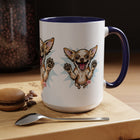 Chihuahua Happy Pup Accent Coffee Mug – Cute Dog Lover Gift (11/15oz)