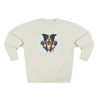 Playful Border Collie Puppy Unisex Sweatshirt, Pet Lover Gift, Cozy Apparel, Dog-Themed Fashion, Cute Dog Crewneck