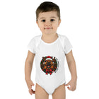 Christmas German Shepherd Puppy Bodysuit for Infants, Cute Baby Outfit, Baby Shower Gift, Infant Christmas Apparel, Adorable  GSD Babywear