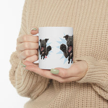 Load image into Gallery viewer, Ceramic Mug, Happy Cane Corso Dog, Coffee Mug, Dog Lover Gift, Pet Owner Present, Animal Ceramic Cup, Gift for Dog Parents