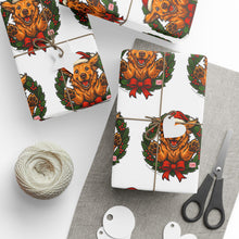 Load image into Gallery viewer, Festive Golden Retriever Wrapping Papers for Christmas - Holiday Gift Wrap, Christmas, Eco-Friendly, Unique Golden Designs