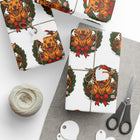 Festive Golden Retriever Wrapping Papers for Christmas - Holiday Gift Wrap, Christmas, Eco-Friendly, Unique Golden Designs